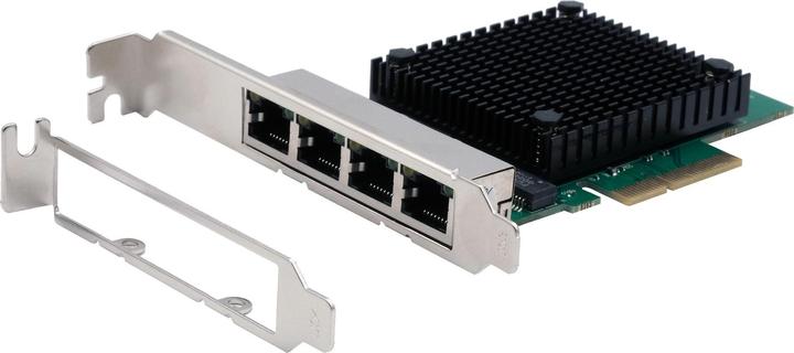 Exsys GmbH 4-Port PCIe Network Card 2.5 Gigabit (PCI-E x4)