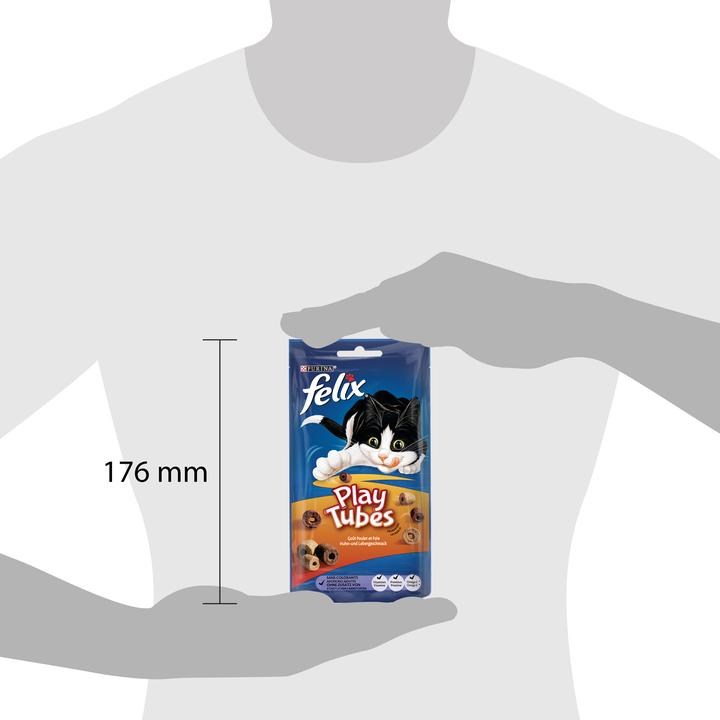 Produktbild Felix Play Tubes Huhn (Senior, Adult, Junior, 55 g)