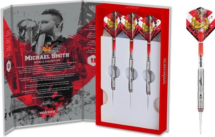 Produktbild Unicorn World Champion Michael Smith Steel Dart Presentation Box 1 Satz (23 g)