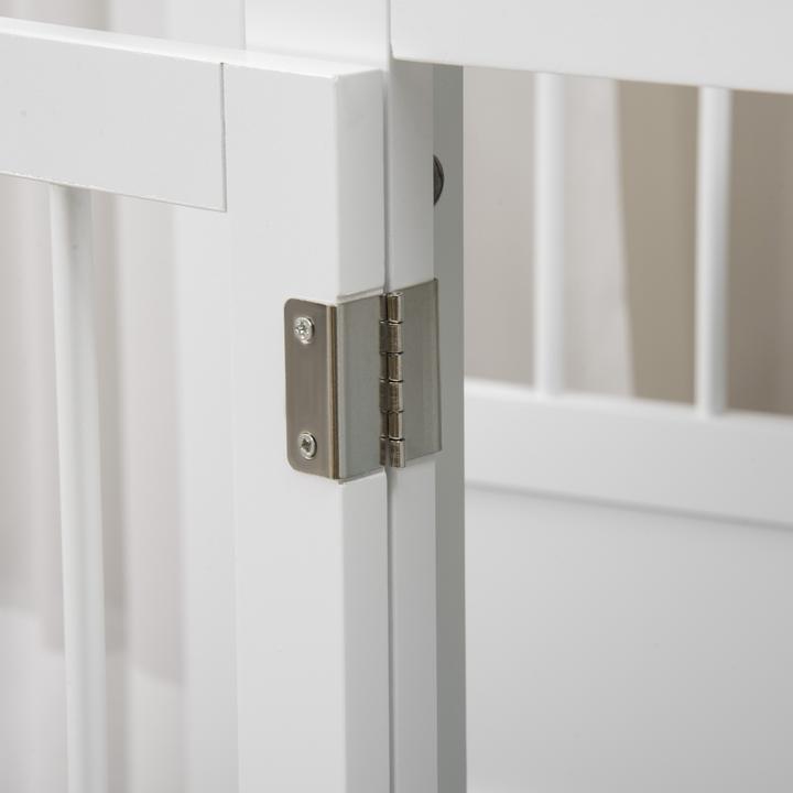 Actual product image PawHut Hundekäfig Spanplatte, MDF Weiss (Dog kennel)