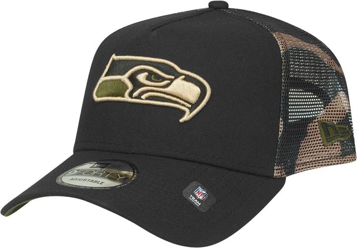 New Era Snapback Trucker Cap - Seattle Seahawks wood camo (One Size)