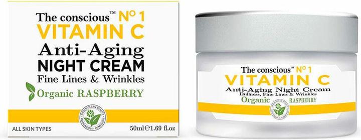 Immagine prodotto Biovène The Conscious Crema Notte Anti-Età alla Vitamina C 50Ml (50 ml, Crema notte)