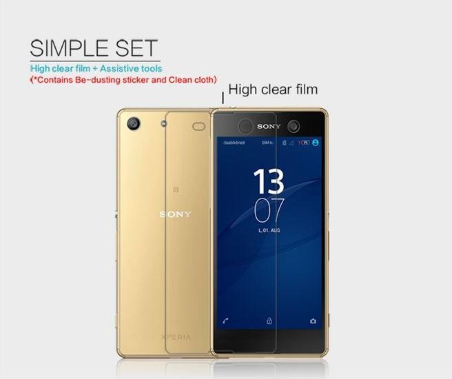 Actual product image Nillkin Super Clear (1 Piece, Sony Xperia M5, Sony Xperia M5 Dual)