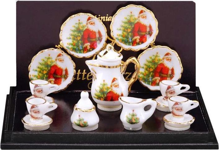 Produktbild Reutter 001.334/6 - Kaffeeset "Weihnachten", Miniatur (8 x 5 x 5 cm)