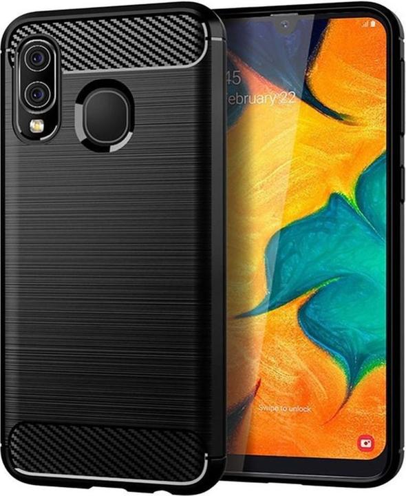 Produktbild Partner Telecom Other OEM CARBON case for SAMSUNG A40 black (Oppo A40)