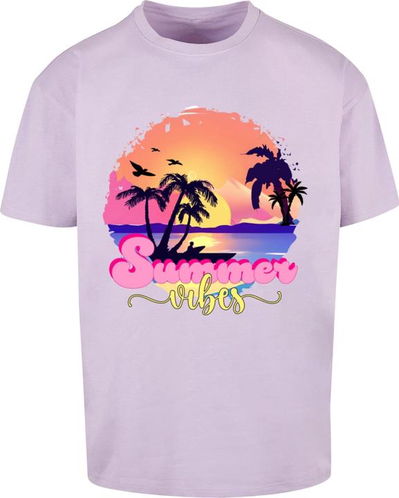 Image du produit Merchcode Summer Vibes Sunset Heavy Oversized Tee - 117175 (XS)