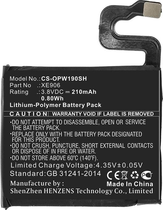 Produktbild CoreParts Battery for Smartwatch