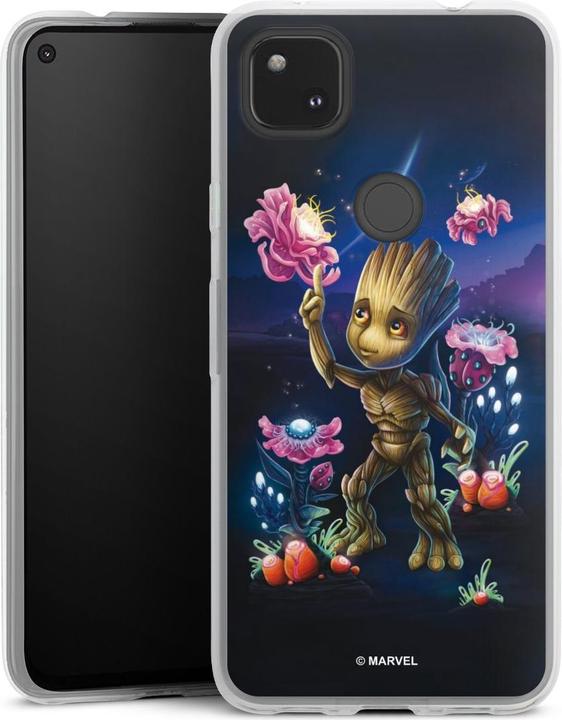 Produktbild DeinDesign Slim Case für Google Pixel 4a Silikon Hülle Ultra Dünn Handyhülle Marvel Guardians Of The Galaxy (Google Pixel 4a)