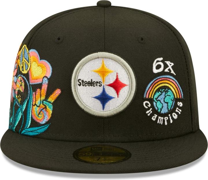 Actual product image New Era 59Fifty Cap - GROOVY Pittsburgh Steelers - 7 (7)