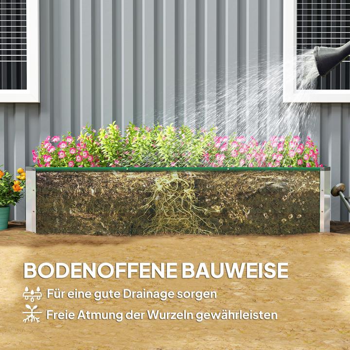 Produktbild Outsunny Gartenbeet inclusive Gartenhandschuhen und Beetschildern