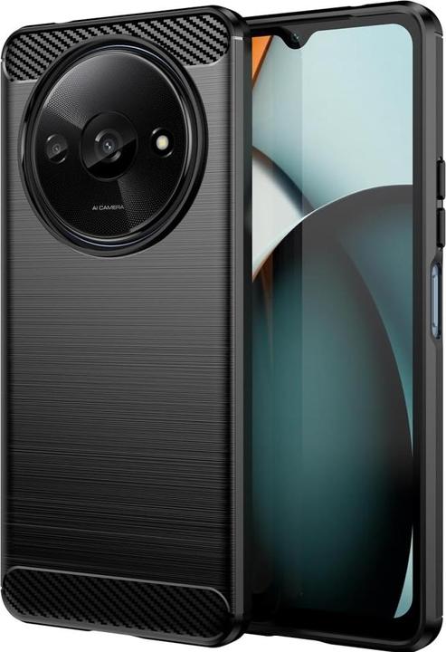 Screenguard Xiaomi Redmi A3 Hülle Carbon Brushed Soft TPU (Xiaomi Redmi A3)