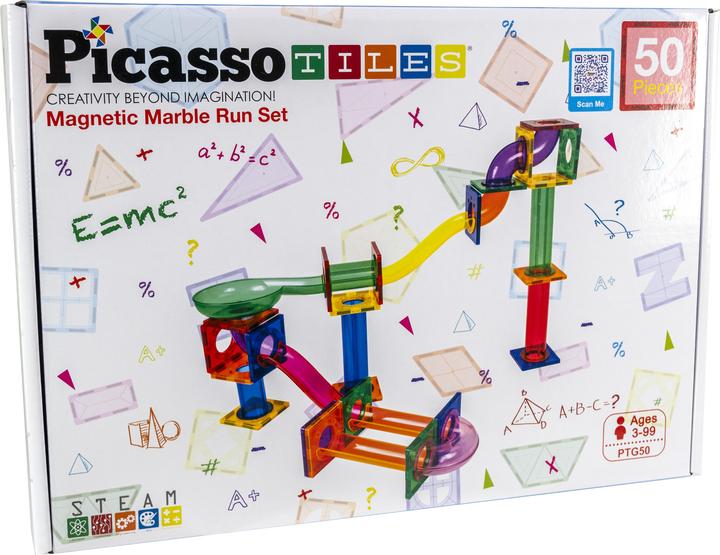 Produktbild PicassoTiles Picasso Tiles - Marble run set (50 pcs) (PTG50)