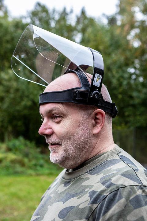 Produktbild Neo Gesichtsschutz, 1 mm dick (austauschbares Schutzglas)