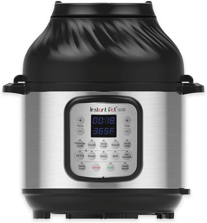 Actual product image Instant Pot Duo Crisp 7,6L multicooker met airfryer 11-in-1 - snelkookpan - pressure cooker - rijstkoker - s
