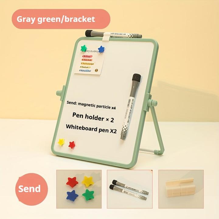 Produktbild Activity Board 1pc Doppelseitiges magnetisches Whiteboard mit Ständer, ABS-Material, Framelink bewegliches (28 cm)