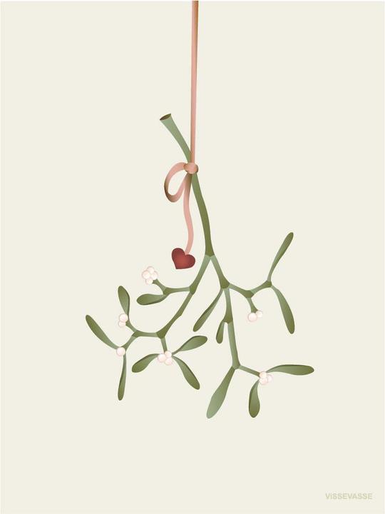Produktbild Vissevasse Greeting card MISTLETOE (2 Stk.)
