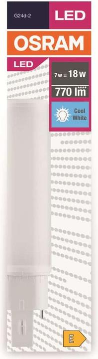 Produktbild Osram Dulux D (G24d-2, 7 W, 770 lm, 1 x, F)