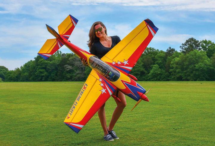 Produktbild Extremeflight-RC EXTRA 300 70" V2 ROT / GELB ARF