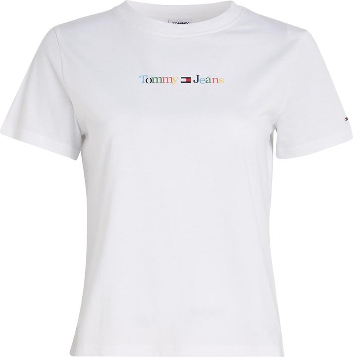 Tommy Hilfiger Tjw Reg Color Serif Linear Damen T-Shirt (XS)