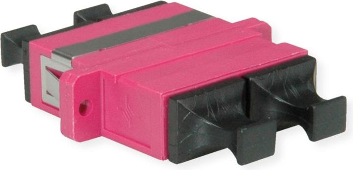 Actual product image Telegärtner SC Duplex Coupler MM OM4 purple J08081A0040