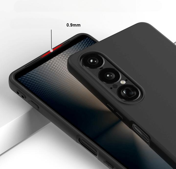 Produktbild Cover-Discount Sony Xperia 1 VII - Silikon Gummi Hülle mit Riemen (Sony Xperia 1 VI)