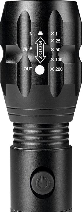 Produktbild Maxxmee Power-Taschenlampe 3.7 V 1800 mAh Schwarz (4 cm)
