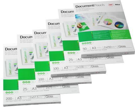 Image du produit GBC SACHETTE DE DOCUMENT - sachets de film de laminage à chaud (A3, 25 pièce(s), 150 µm)