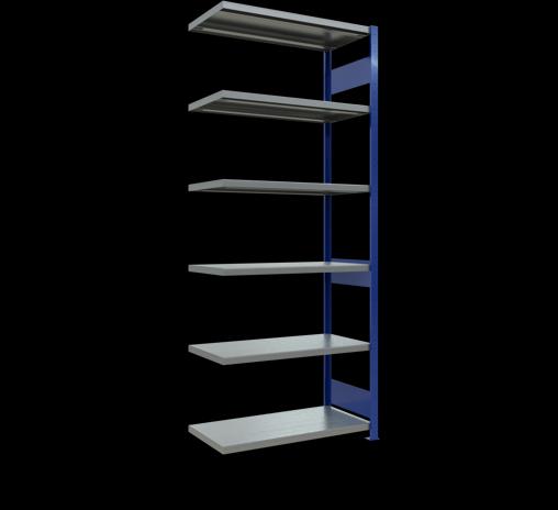 Stecksystem Anbauregal MULTIplus250 mit Längenriegel