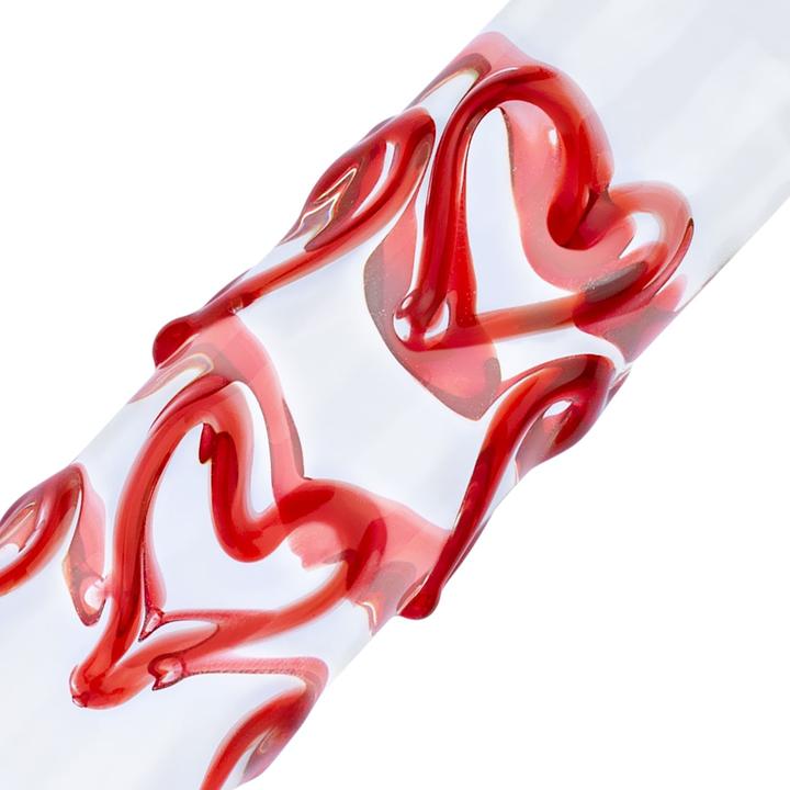 Actual product image Gildo Glass Dildo With Hearts