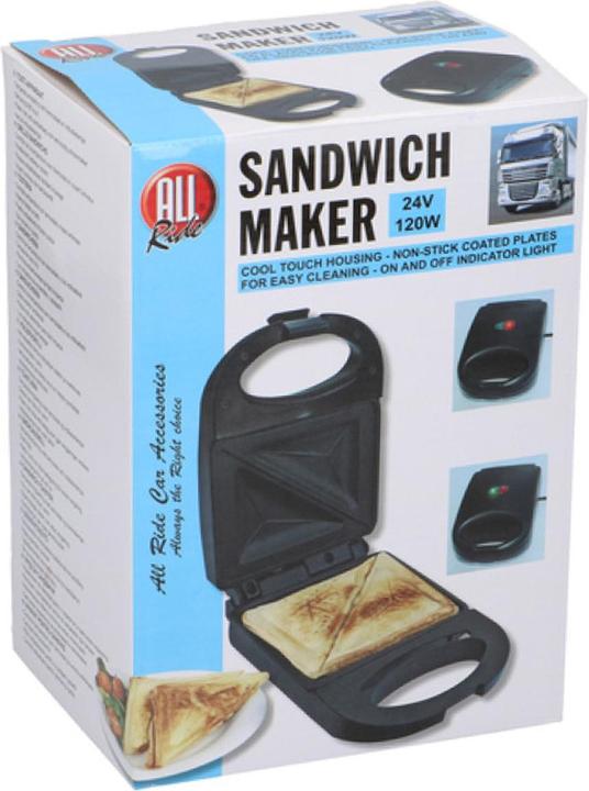 Produktbild Mojawo Sandwich Toaster 24 Volt 120 Watt Sandwich Maker Bus LKW Wohnmobil