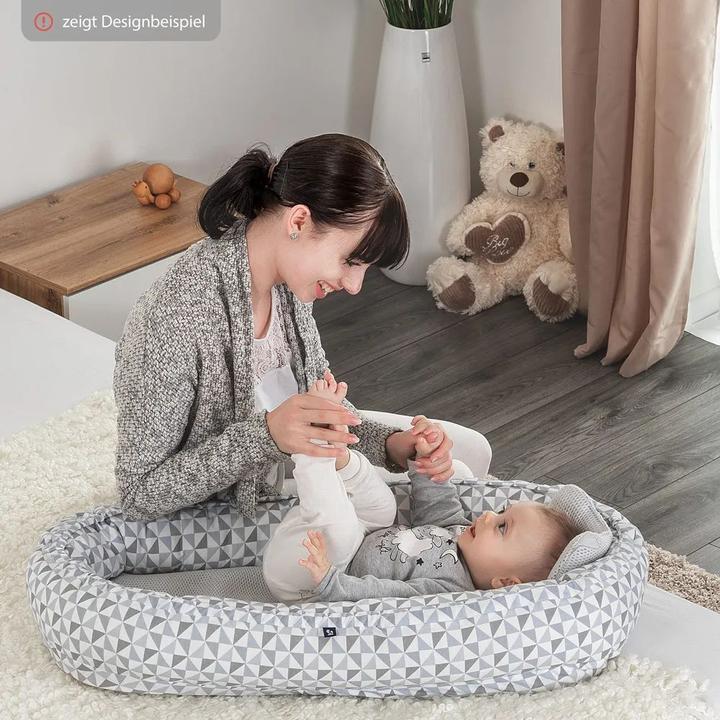 Produktbild Alvi Babynestchen & Bettschlangen Schlummer-Nestchen Musselin mit klimaregulierender