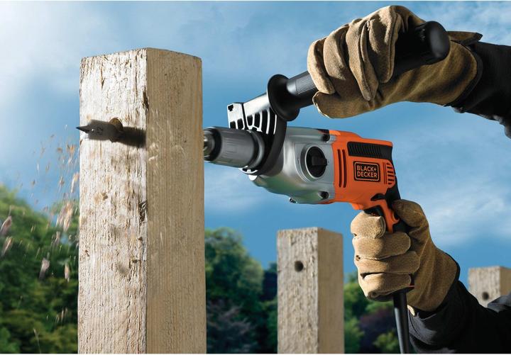 Produktbild Black & Decker Schlagbohrmaschine KR911K, 910 Watt (Netzbetrieb)