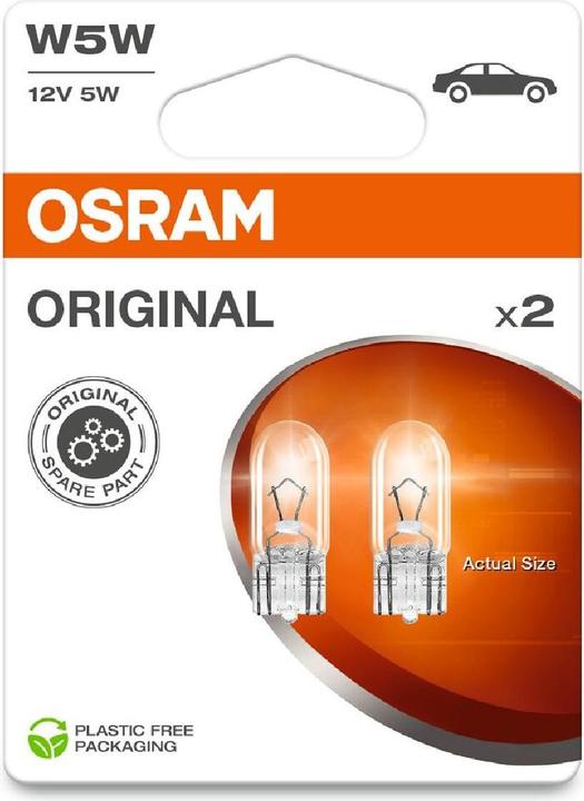 Image du produit Osram 4062172395885 Signal Leuchtmittel Standard W5W 5 W 12 V (W5W)