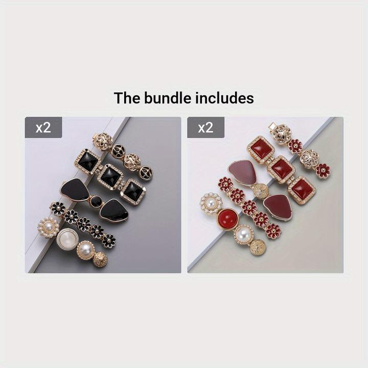 Activity Board 5pcs Elegante Haar Seite Clips Faux Perle Dekorative Haar Pony Clips Strass Pony Clips Trendy (5 Stk.)