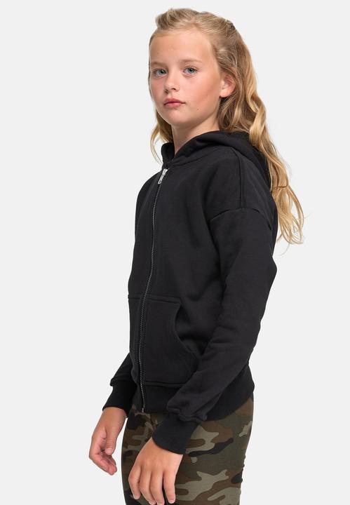Actual product image Urban Classics Girls Organic Terry Zip Hoody - 17208 (158)