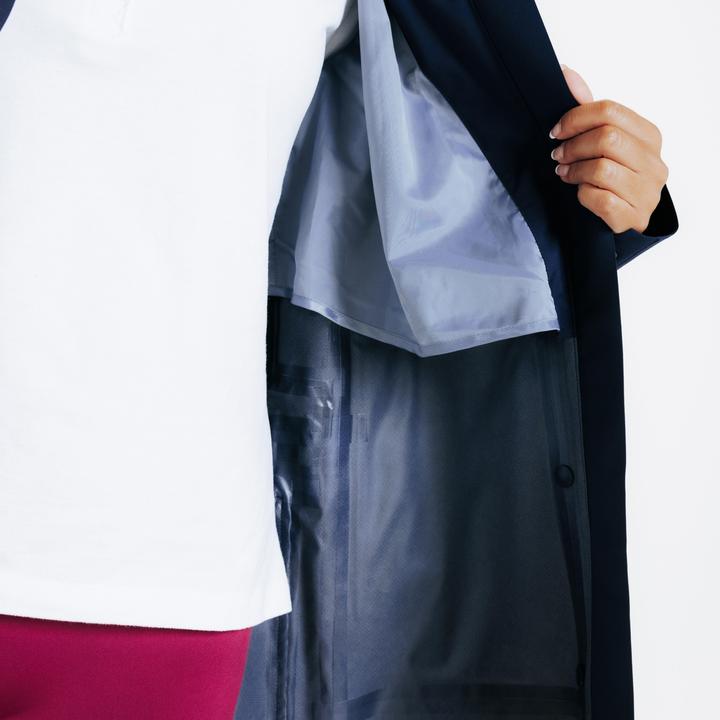 Produktbild Fouganza Reit-Regenmantel lang blau (M)