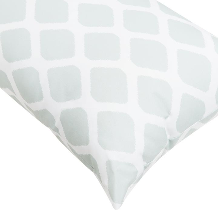 Produktbild Beliani Gartenkissen Rautenmuster mintgrün-weiss 40 x 70 cm 2er Set KALAMOS (40 x 70 cm)