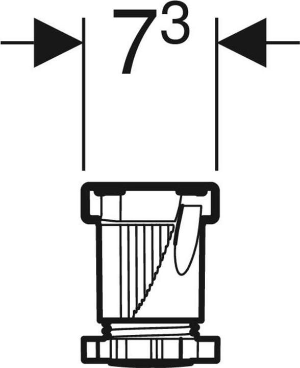 Image du produit Geberit 554.958.00.2 (70 cm, 70 cm)