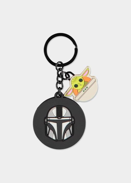 Actual product image The Mandalorian rubber keychain