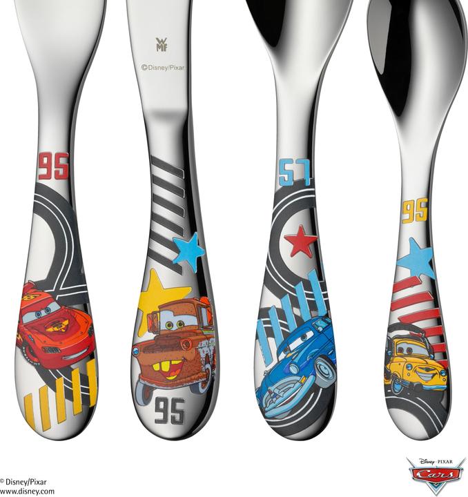 Productafbeelding WMF Kindertafelgerei Kinderbestek 6st Disney Cars2 Roestvrij staal gepolijst vaatwasmachinebestendig