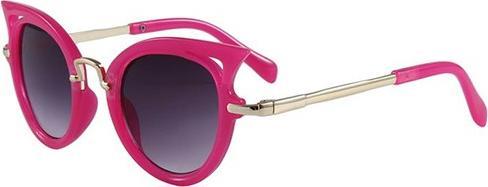 Bekos Kinder Sonnenbrille Katzenaugen Pink