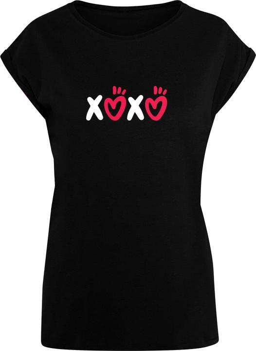 Actual product image Merchcode Ladies Valentines Day - XOXO Extended Shoulder Tee - 112689 (4XL)