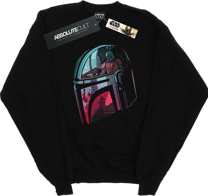 Produktbild Star Wars The Mandalorian Mandalore Helmet Reflection Sweatshirt (L)