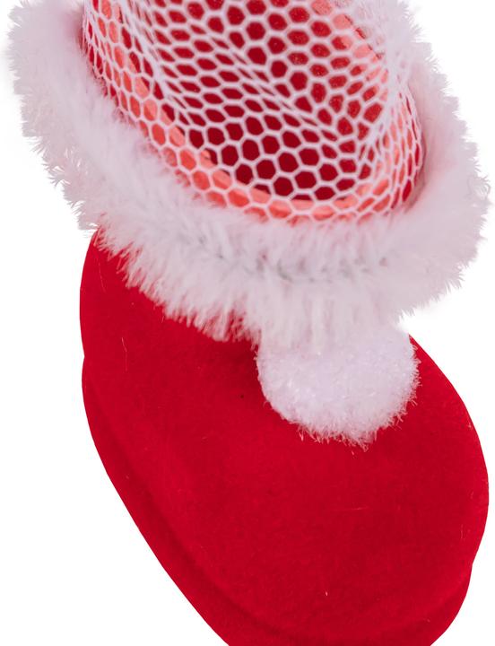 Image du produit Idena Botte de Saint-Nicolas rouge set de 10, 3.5cm, floqué