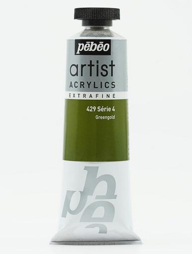 Image du produit Pebeo Artist Acrylics Acrylique extra fine (Or vert, 37 ml)