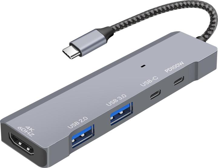 LinQ USB-C 5-in-1 Media Hub (USB-C)