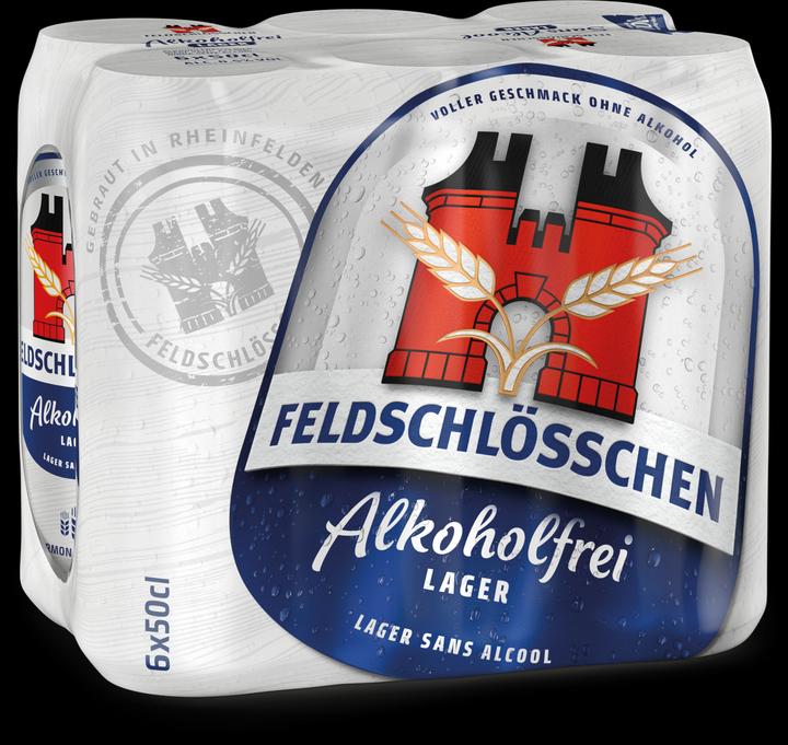 Actual product image Feldschlösschen Alcohol Free Lager Beer (6 x 50 cl)