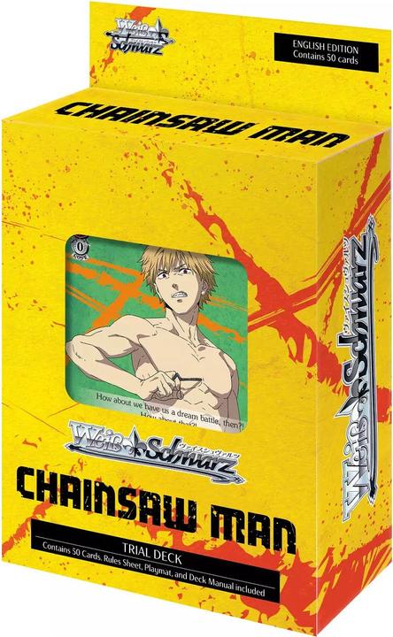 Image du produit Bushiroad Blanc / Noir - Chainsaw Man - Trial Deck (EN) (Anglais, Pack de boosters)