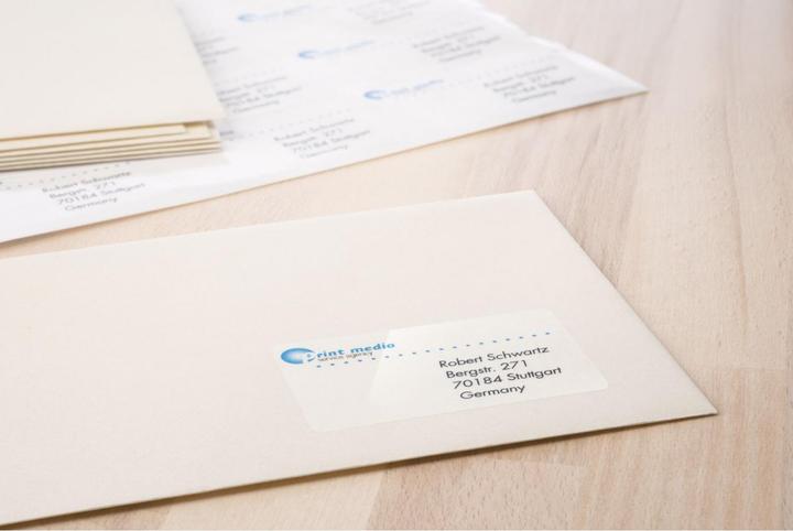 Produktbild HERMA Transparente Etiketten A4