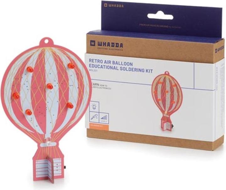 Produktbild Whadda Heissluftballon im Retro-Design - Lern-Bausatz zum Löten (Elektronikkit)